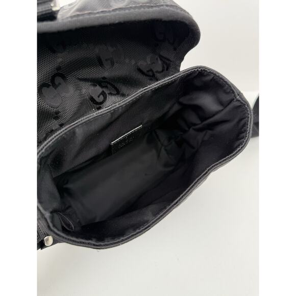Gucci Econyl Nylon Monogram Off The Grid Messenger Bag Black - Picture 6 of 8